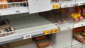 Ассортимент продуктов питания в Пятерочке в Хофтер