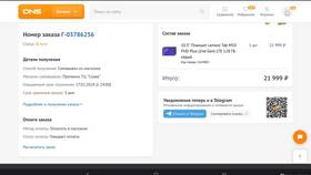 Как отследить заказ DNS по номеру заказа в Хофтер