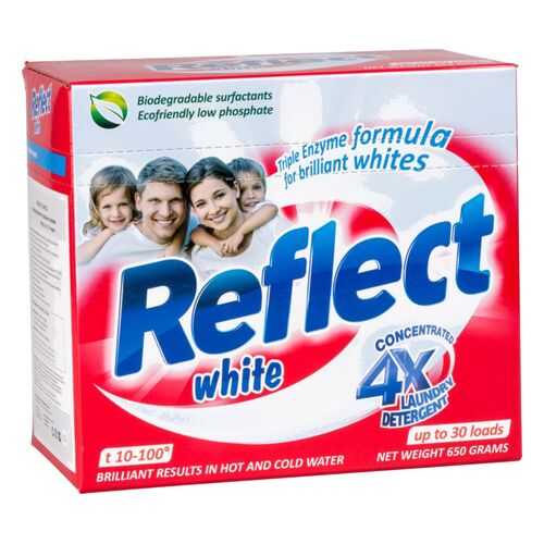 Порошок для стирки Reflect white концентрированный 650 г в Хофтер
