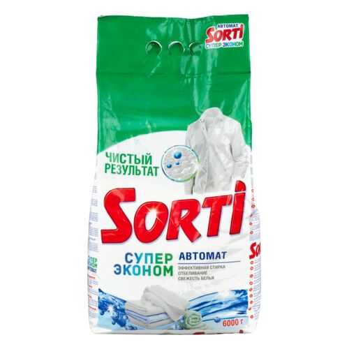 Порошок для стирки Sorti супер эконом 6 кг в Хофтер