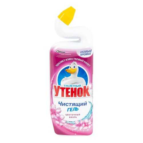 Чистящий гель Туалетный утенок для унитазов цветочный вихрь 0.75 л в Хофтер