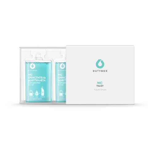 DutyBox 2 капсулы очистителя туалета и ванной средства серии WC в пенале(2*50мл) в Хофтер