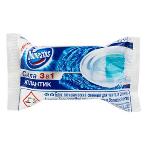 Сменный блок Domestos для унитаза атлантик 40 г в Хофтер