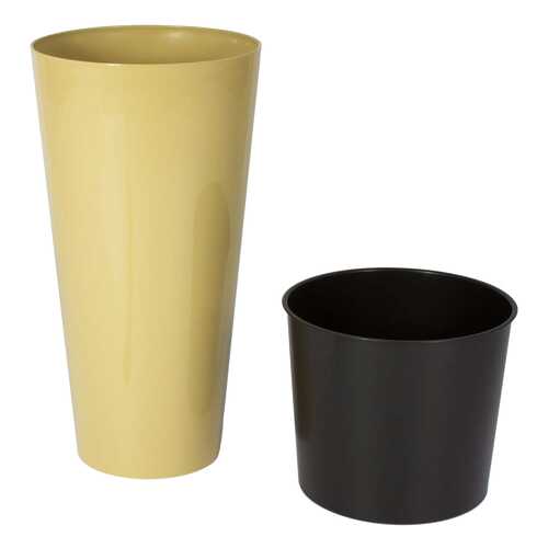 Кашпо для цветов Prosperplast 15/27 Tubus slim shine, кофе, DTUS300S-7502U в Хофтер