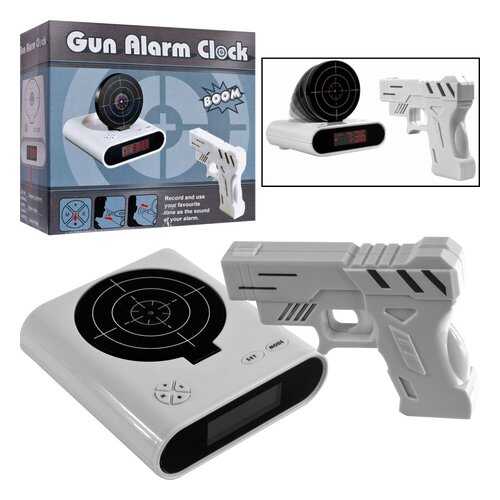 Часы-будильник с мишенью и лазерным пистолетом Gun Alarm в Хофтер