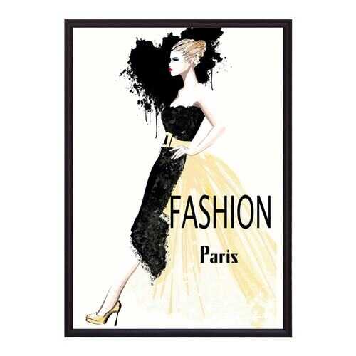 Постер в рамке Fashion Paris 40х60 см в Хофтер