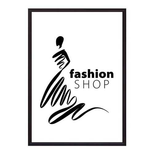 Постер в рамке Fashion shop 21х30 см в Хофтер