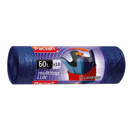 Мешок для мусора Paclan Multi-Top Lux 60 л 16 шт 80х60 см в Хофтер