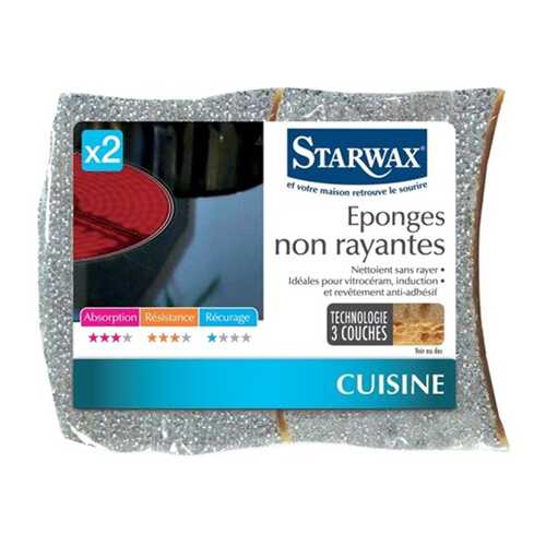 Губка целлюлозная, устраняет загрязнения, 2 шт Starwax, серый в Хофтер