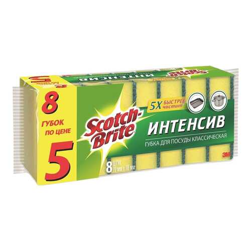 Губка для посуды Scotch-Brite классическая 8 шт. в Хофтер