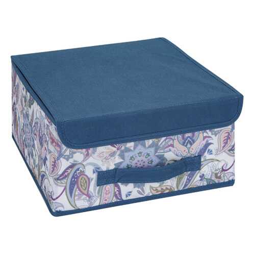 Кофр для хранения Hausmann Paisley 30x30x16см, синий в Хофтер