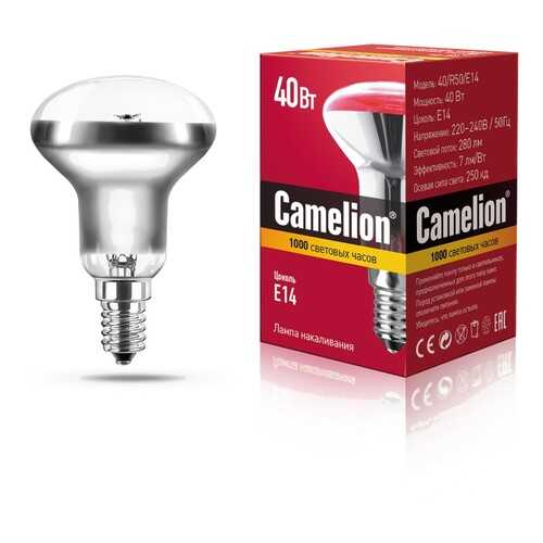Лампа накаливания Camelion зеркальная 40W R50 E14 в Хофтер