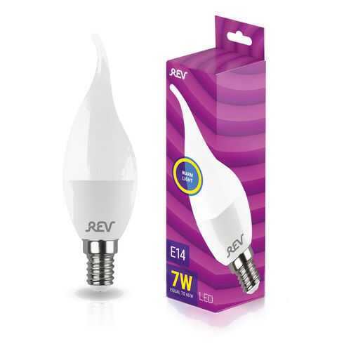 Лампочка светодиодная LED, свеча на ветру Е14 7W 2700K теплый свет в Хофтер