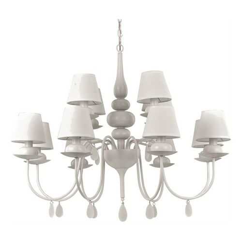Люстра подвесная Ideal Lux Blanche SP12 Bianco в Хофтер