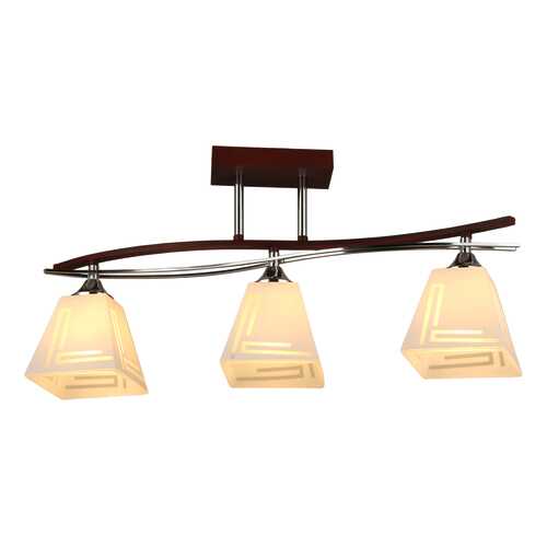 Люстра потолочная 3*60Вт Е27 IMEX MD.3139-3-S WENGE+CH в Хофтер