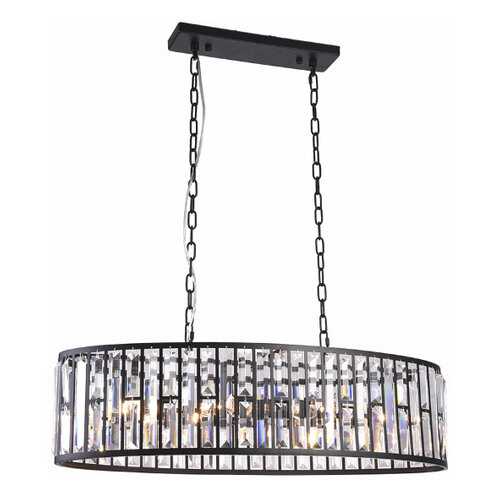 Подвесная люстра Lumien Hall 0003/6P-BK-CL в Хофтер
