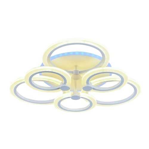 Светодиодная люстра 1376/6 WHT A 108W+8W RGB в Хофтер