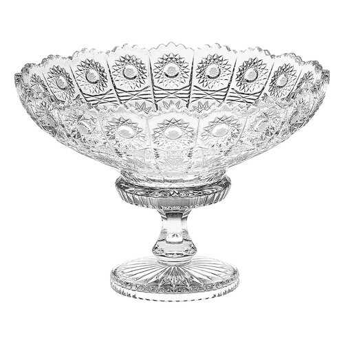 Салатник на ножке Crystal BOHEMIA 25 см в Хофтер