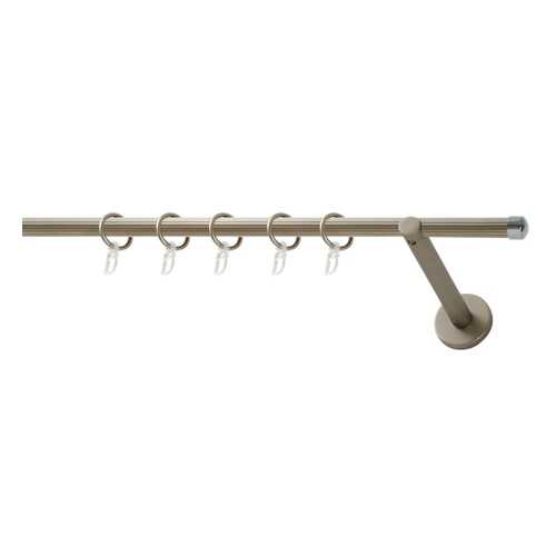 Карниз металлический Art Decor WERDECO,хром матовый, рифленая труба, 2,0м, d16мм в Хофтер