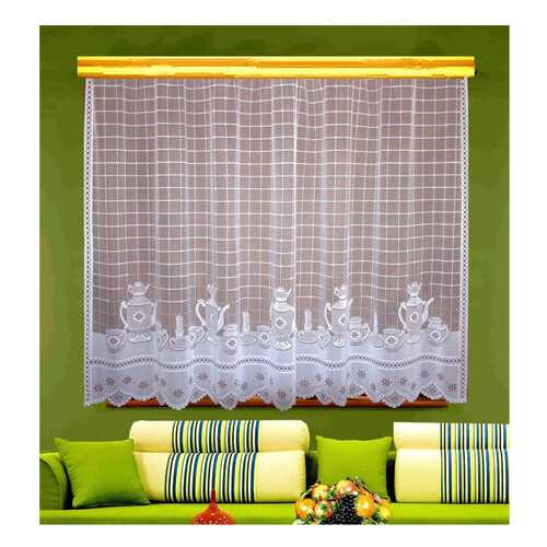 Штора Elegante 1186 белый 160х250 в Хофтер