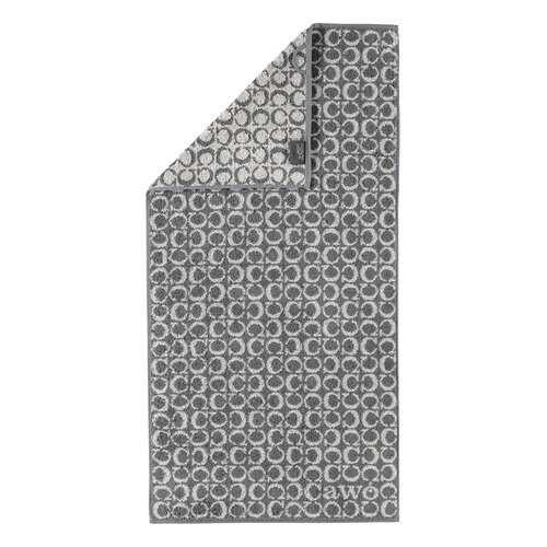 Полотенце 50x100см CAWO TWO-TONE, цвет антрацит в Хофтер